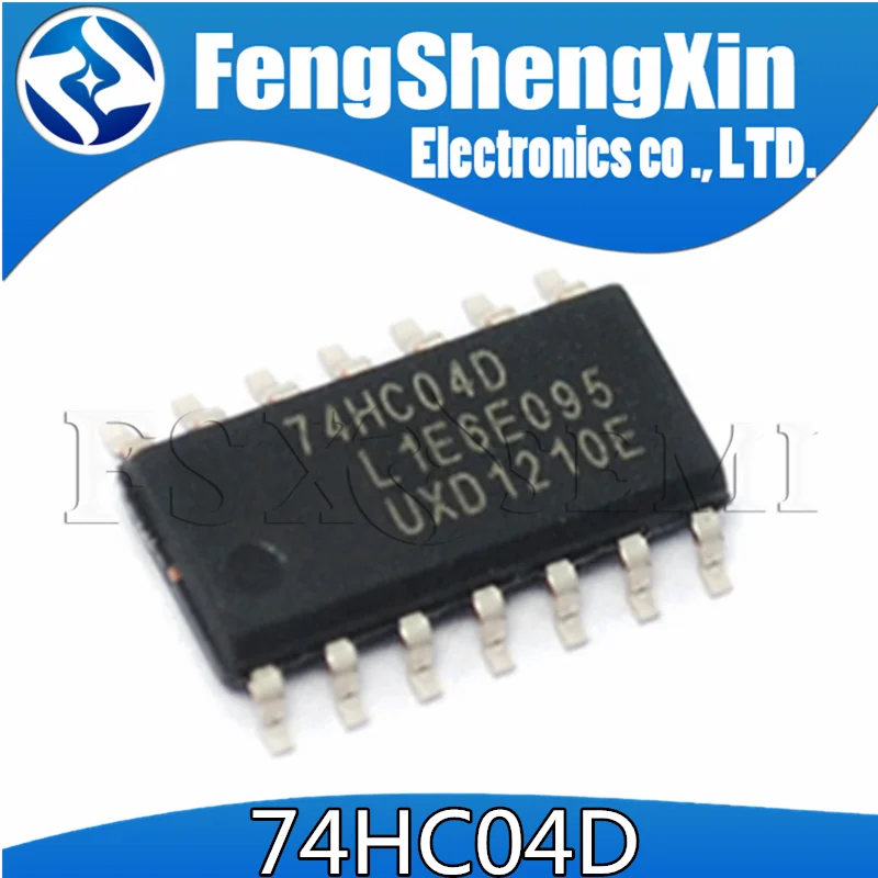 100 шт./лот 74HC04 74HC04D HC04 SOP-14 SN74HC04DR шестигранные инверторы IC | Электронные компоненты