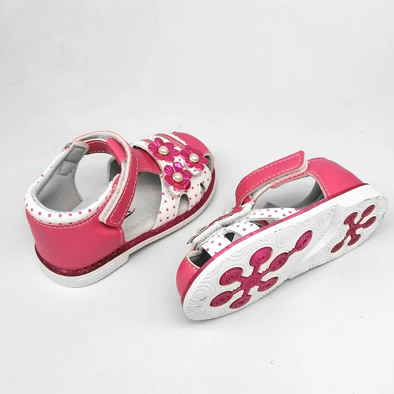 NEW PU Leather Orthopedic Girl Sandals antiskid Children Shoes+inner 13-16cm, Kids Shoes
