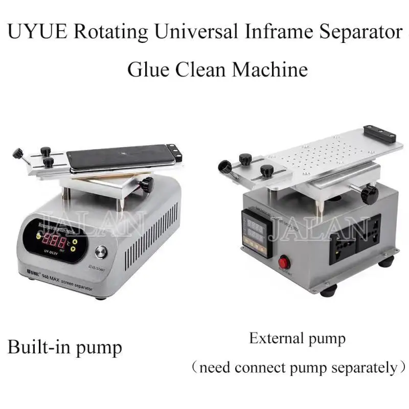 Регулируемый вращающийся инфракрасный ЖК-сепаратор для стекла, всасывающая нагревательная пластина, машина для чистки клея, универсальная для samsung для iPhone