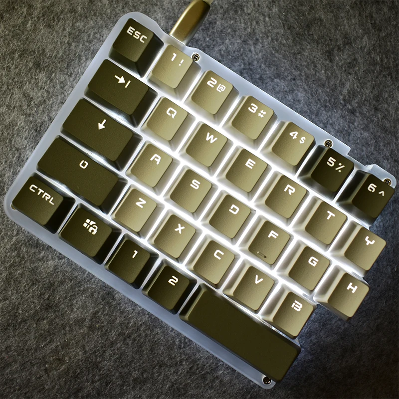 Купить Клавиатура Unbranded 62 Keys Macro Split Mechanical Keyboard DIY ...