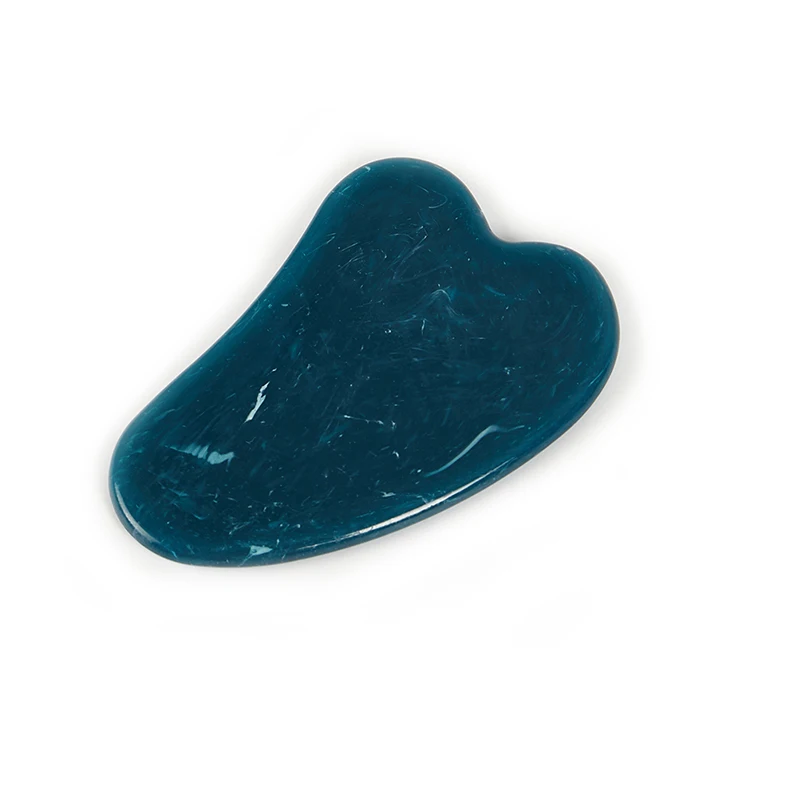 1PCS Natural Jade Stone Gua Sha Massage Board Rose Quartz Guasha Plate Jade Face Massager Scrapers Tools Face Neck Back Body neck face massager