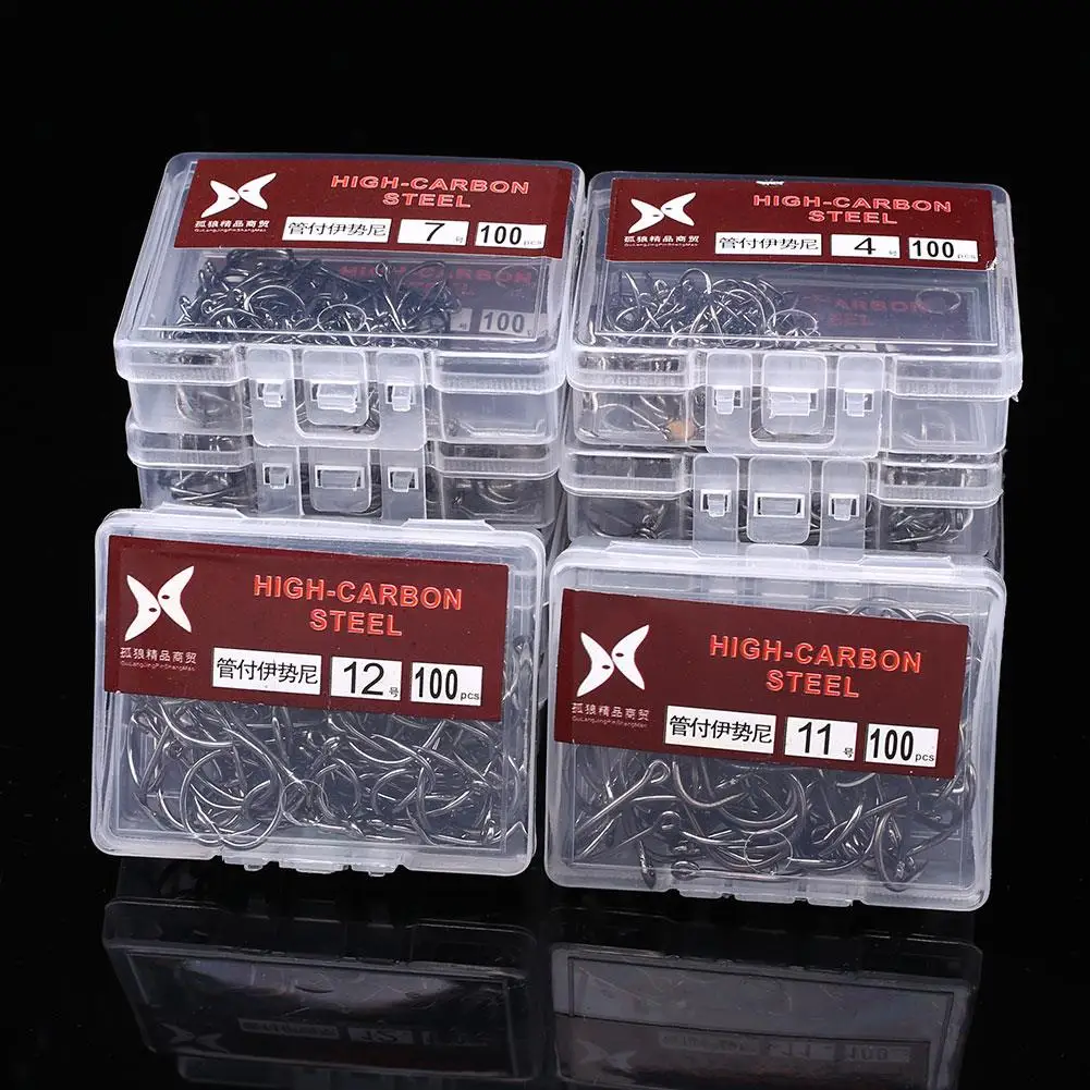 Ganchos de Peixe Isca de Pesca Farpado Gancho Gabarito Afiada Fishhook 1000 Pçs Verstail 8 Cheap Anzóis