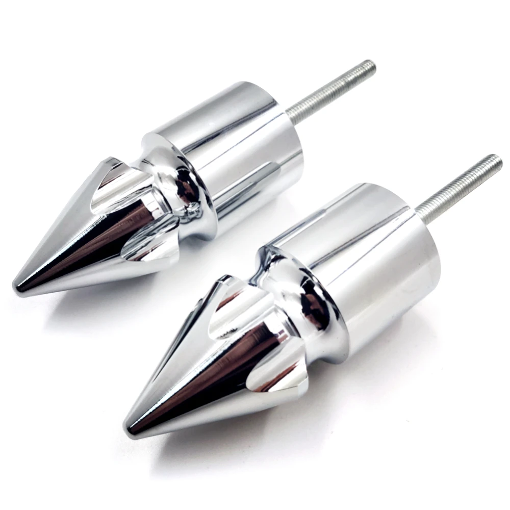 Aftermarket free shipping motorcycle parts Spike Bar Ends for Suzuki GSX-R GSXR 600 750 1000 1100 Chrome | Автомобили и мотоциклы