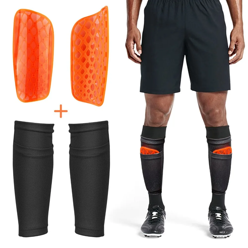 Adult Kids Football Shin Guard Pad Sport Socks Soft Calf Sleeves Protect Sleeve 