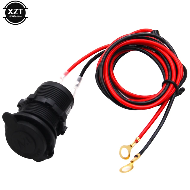 Wasserdicht 12V 24V Motorrad Zigarette Stecker Auto Zigarette Boot Traktor  Zigarette Leichter Power Buchse Stecker