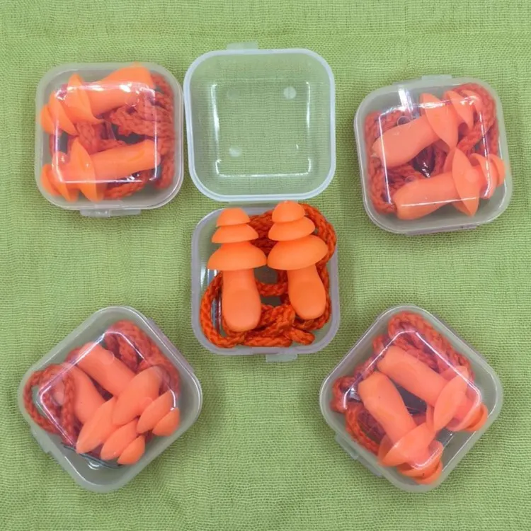 

1pc Soft Silicone Ear Plugs Sound Insulation Ear Protection Earplugs Anti Noise Snoring Sleeping Plugs For Travel Noise