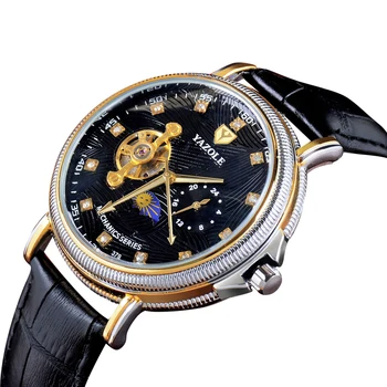 

Relogio Masculino Top Brand YAZOLE Mechanical Watch Luxury Men Watch Men's Watches Fashion Men's Watch Clock reloj hombre