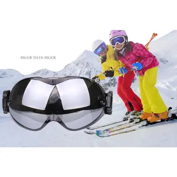 

Snowboarding Goggles Spherical Anti-fog Eye Protector Sand Proof Windproof Anti-fog Glasses Outdoor Sports Glasses
