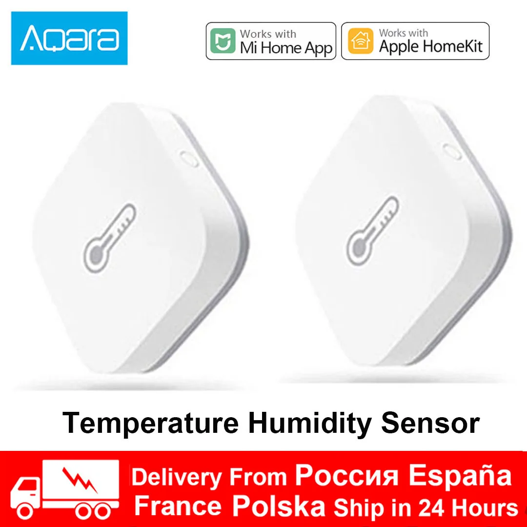 Xiaomi Aqara-Sensor inteligente de temperatura, ambiente, humedad y presión del aire, WIFI Zigbee, inalámbrico, Control remoto para Mihome