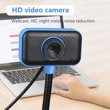 

480P Web Cam For Notebook Laptop Online Class Live Digital High-definition Night Vision Camera With Built-in Microphone