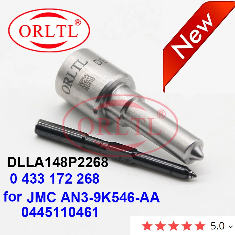 

ORLTL Auto Fuel Injector Nozzle DLLA148P2268 0 433 172 268 0433172268 for 0445110461 0 445 110 461 JMC AN3-9K546-AA