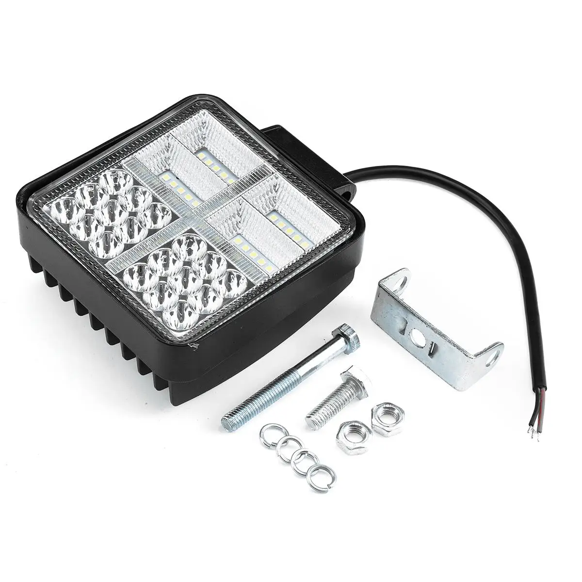 Может занять от 10 до 30V 114W 38 светодиодный Светодиодный рабочий свет 12V 24V внедорожные прожектор для подсветки заливающего противотуманная фара для автомобиля, грузовика, внедорожника 4WDTV