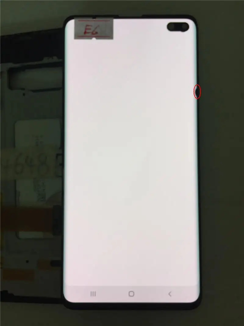 NO.E6 AMOLED с черными точками экран для samsung Galaxy S10 PLUS G975A G975U G975F G975V ЖК-дисплей сенсорный экран в сборе - Color: NO.E6