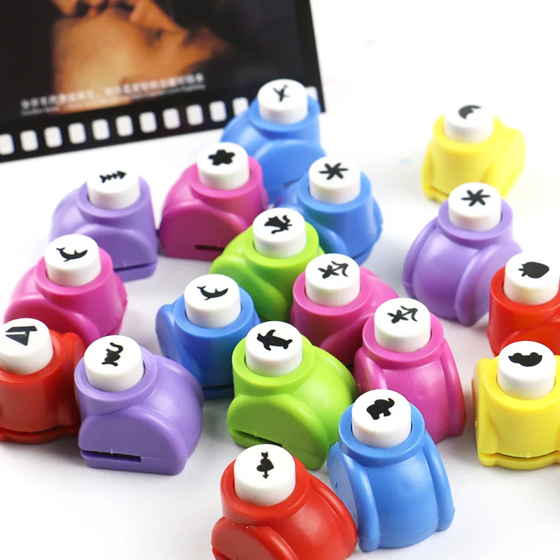 1Pcs Mini Scrapbook Punches Kid Child Paper Card Shaper Punch Printing Paper Handmade Cutter DIY Craft Tags Punch Hole Puncher scrapbook punches