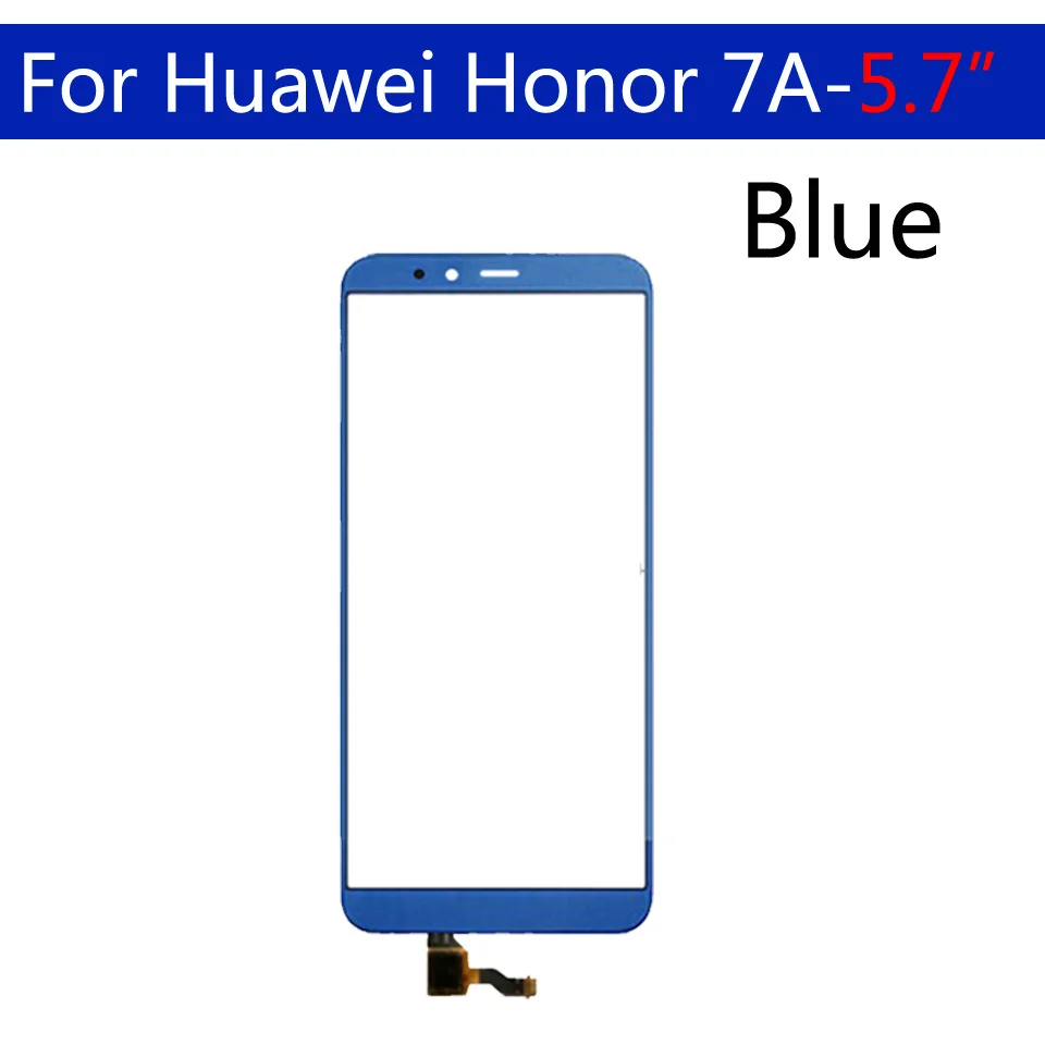 5," сенсорный экран для huawei Honor 7A сенсорный экран дигитайзер сенсор Передняя стеклянная панель солнечные фильтры панель запасные части