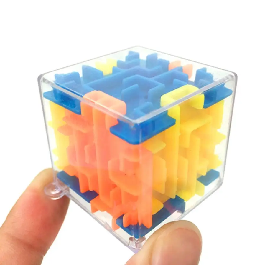 Baby Toys 3D Puzzle Toys Maze Ball Cube Hand Game Case Box Fun Brain Game Challenge Toys Balance Educational Toys for Children
