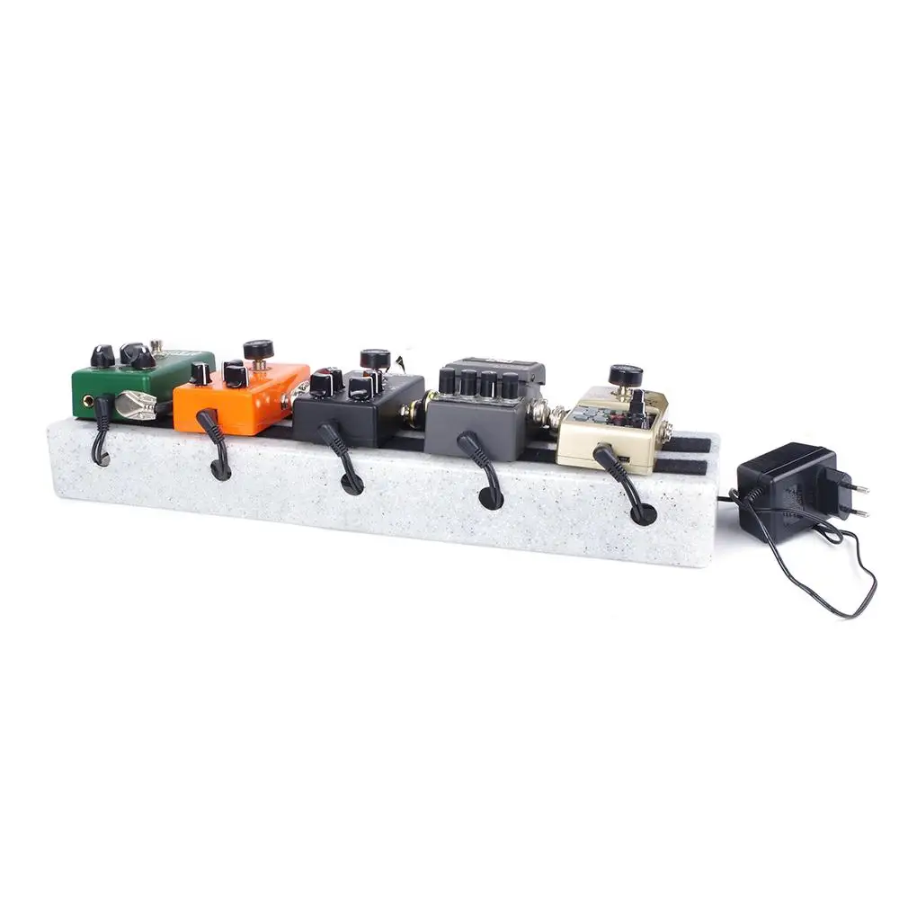 arrival Mini Electric Guitar Effects Pedal Board Portable Integrated Effects Board Hide Power Cables for Guitar Accessories