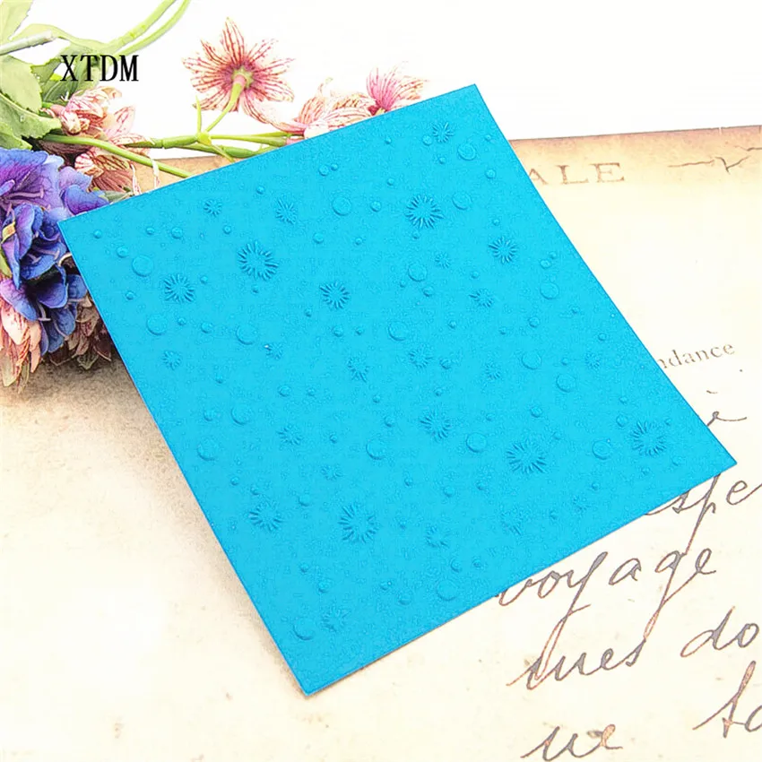 

Easter plastic Ink drop template craft card making paper card album wedding decoration Embossing folders
