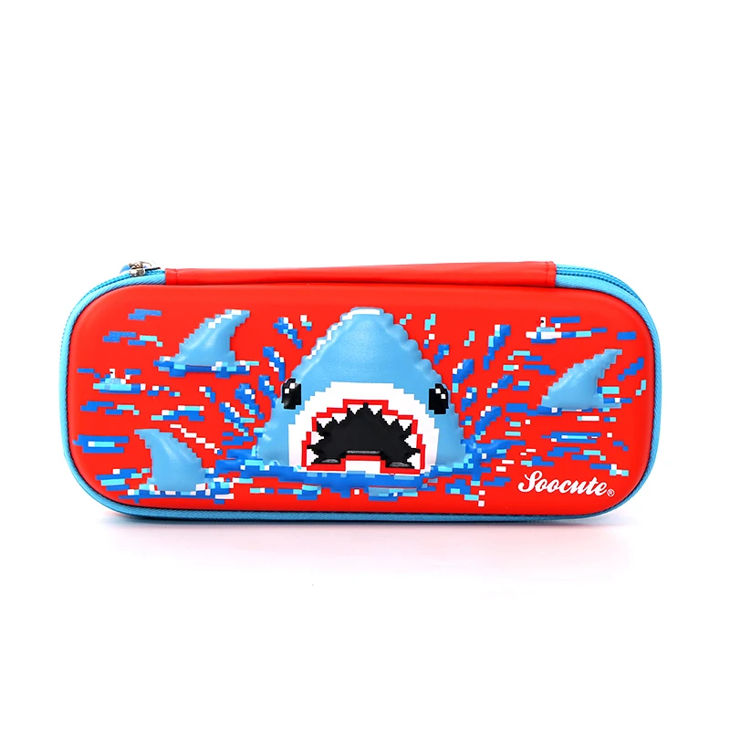Shark Pencil Case Flamingo School Supplies Kawai Escolar Pencilcase Kalem Kutusu 3D Box | Канцтовары для офиса и дома