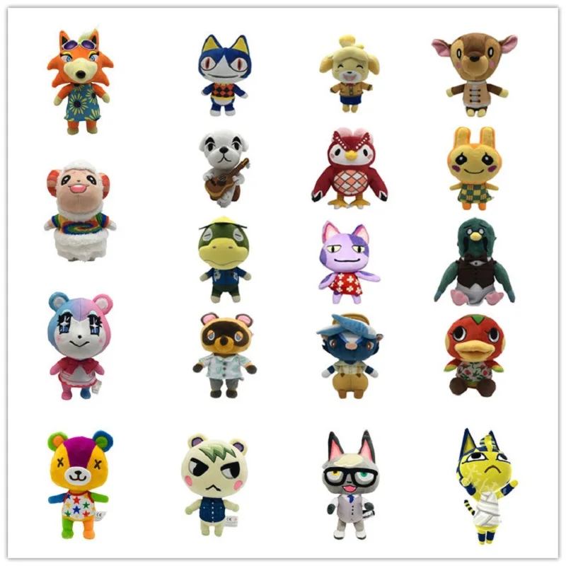 

Animal Crossing Plush Toys Doll Cartoon Soft Stuffed Toy Animal Crossing New Horizons Raymond Peluche Doll for Children Gifts