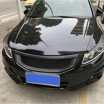 

Use For Honda Accord Racing Grills 2011-2012 Year Sedan Carbon Fibre Refitt Front Center Racing Grille Cover Accessorie Body Kit