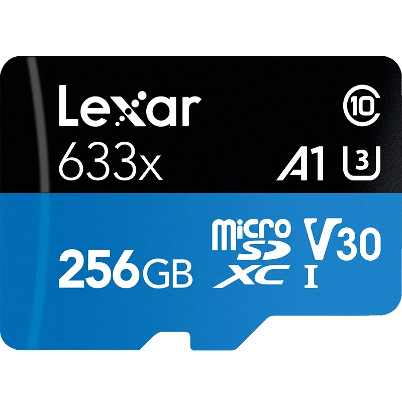 Lexar 95 МБ/с./с 32 ГБ micro sd карта 16 Гб 64 Гб 128 ГБ 256 ГБ 512 ГБ SDXC/SDHC флэш-карта памяти micro sd для Gopro/DJI/nintendo switch - Емкость: 256 ГБ