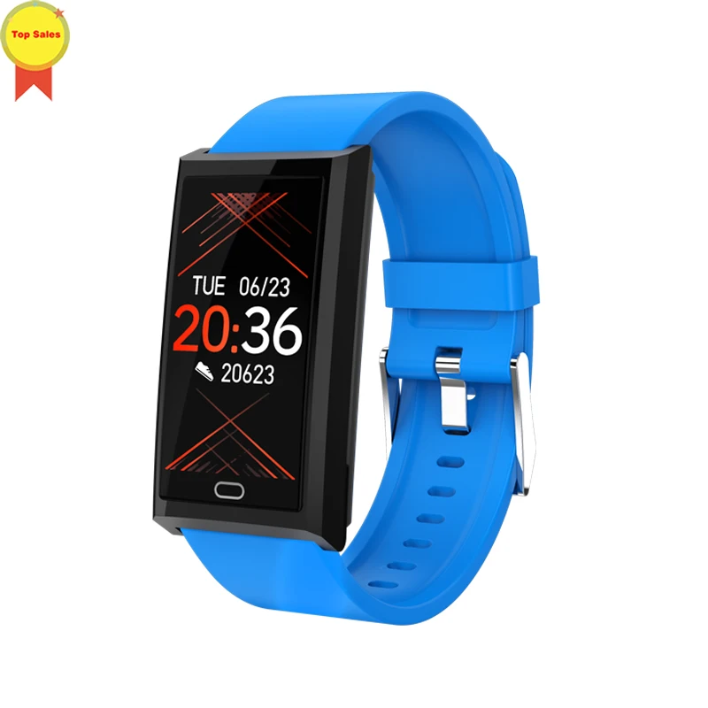 Браслет фитнес-Браслет Smartwatch монитор сердечного ритма во время сна трекер активности браслет для мужчин женщин смарт-браслет - Цвет: Синий
