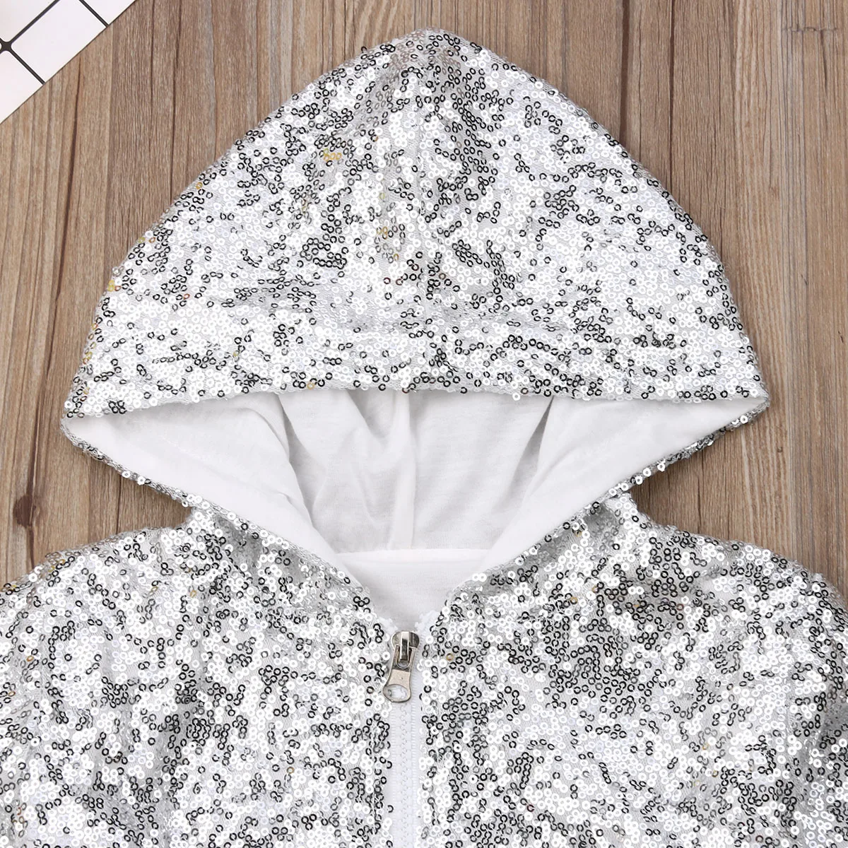 2pcs Autumn Baby Sportswear Outfits Newborn Kids Baby Girl Clothes Sequins Pullover Top Pants Clothes Set