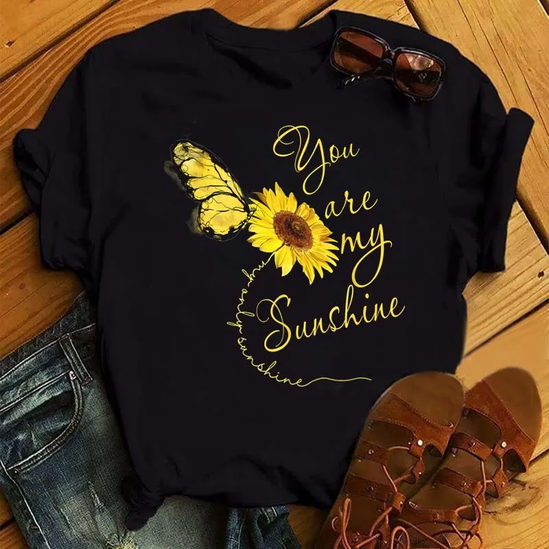 Camisa Negra Con Girasoles Amazon Camisa De Girasoles Hombre
