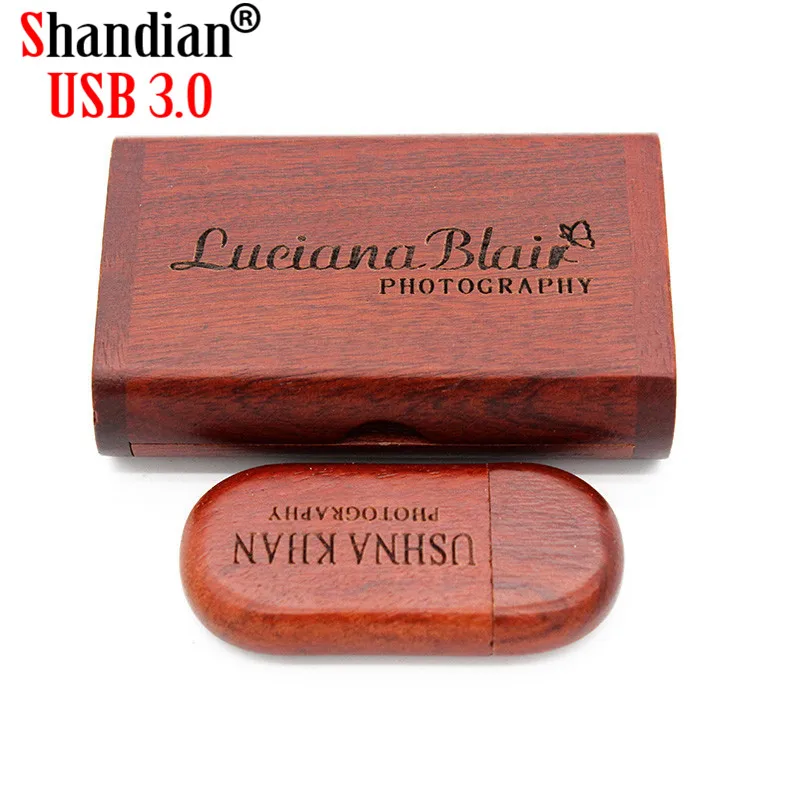 SHANDIAN из орехового дерева флеш накопитель USB 3 0 4GB/8GB/16GB/32GB/64GB 128GB Бесплатная логотип