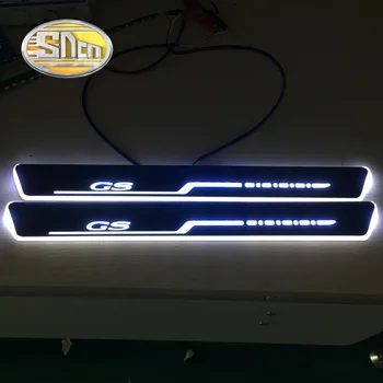 

For Opel Insignia GS Vauxhall Acrylic Moving LED Welcome Pedal Scuff Plate Pedal LED Door Sill Pathway Light