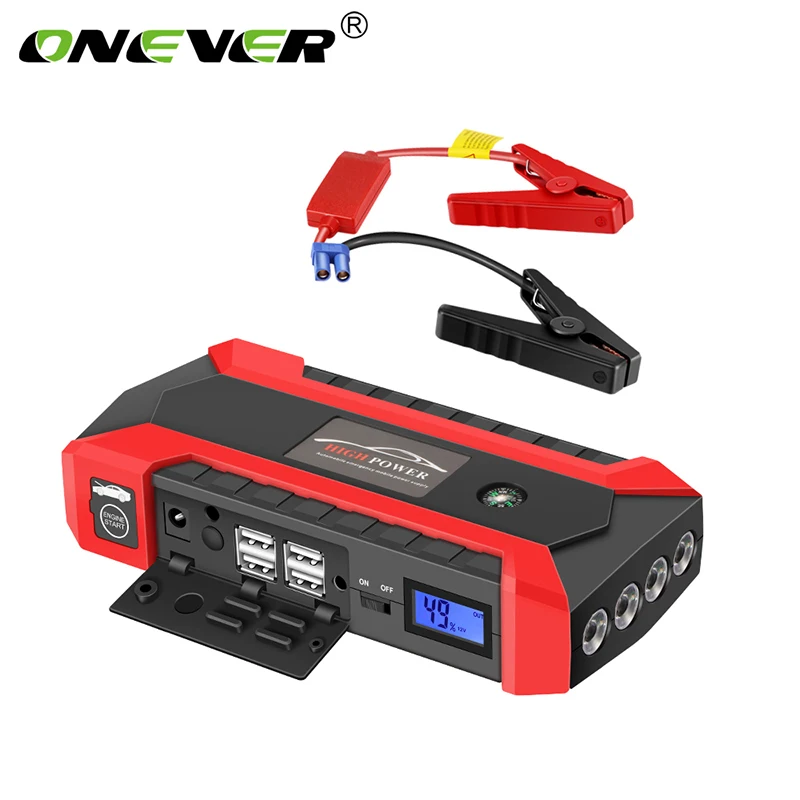

Onever Car Emergency Starter Power Backup Battery 50800mAh 12V Power Bank Car Jump Starter Auto Booster Charger external Battery