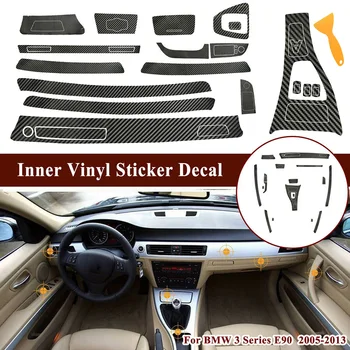 

3D Car Stickers Interior Vinyl Decal For BMW 3 Series E90 2005-2013 Decoration Accessory