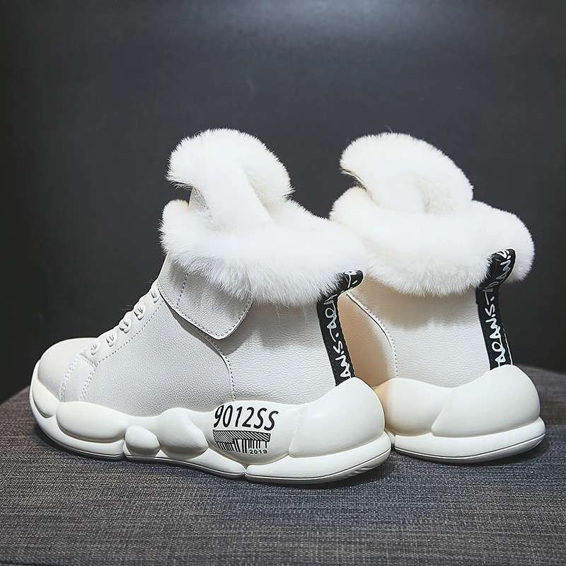 Ceny YRRFUOT moda zimowa damskie buty bawełniane Outdoor utrzymuj ciepłe buty śnieżne damskie Trend gorąca sprzedaż trampki wysokiej jakości buty damskie