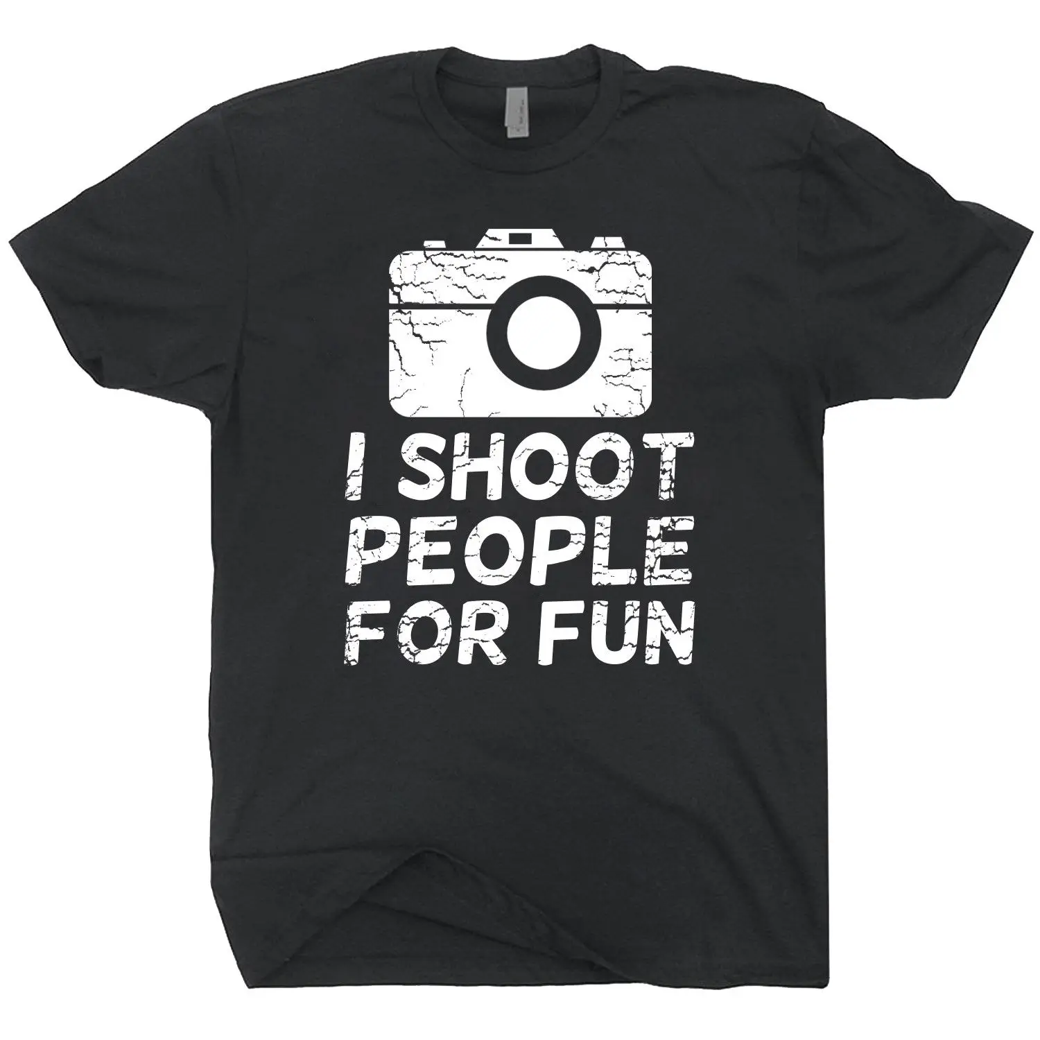 

Print T-Shirt Mens Short sleeve tshirt I Shoot People Fun T-shirt Funny Tee Shirt Photography Lovers O-Neck Hipster Tshirts