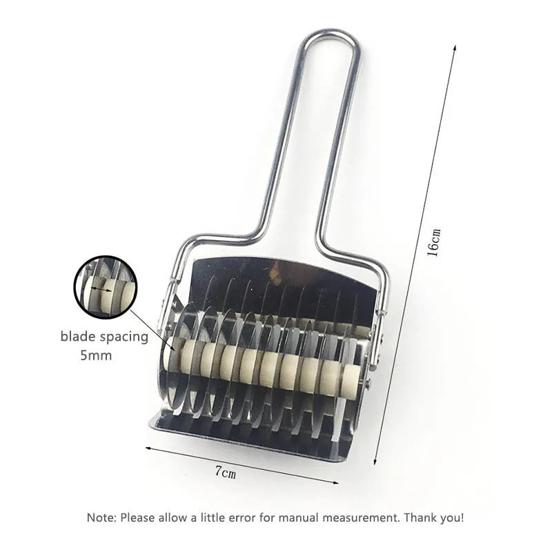AG Pressing Machine Non-slip Handle Kitchen Gadgets Spaetzle Makers Noodles Cut Knife 1PC Manual Section Shallot Cutter