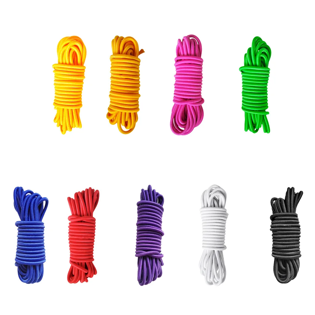 

4mm Bungee Cord Marine Grade Heavy Duty Shock Rope Tie Down Stretch 10 Meters for Boats Caravans