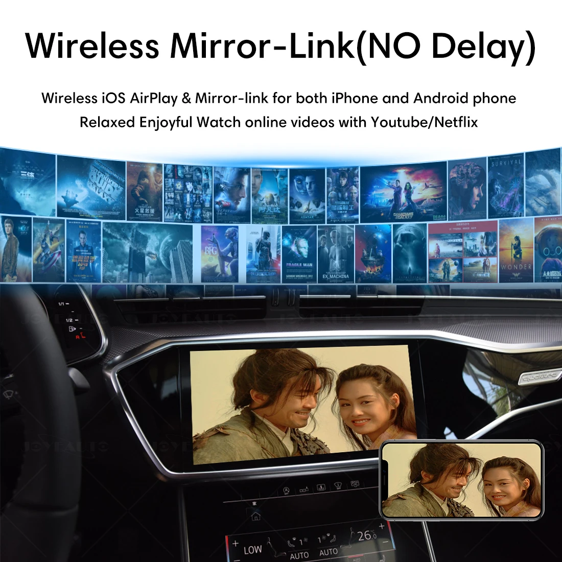Беспроводной USB ключ MMB для Apple Carplay Skoda SUPERB KAMIQ KAROQ Kodiaq автомобильная игровая палка