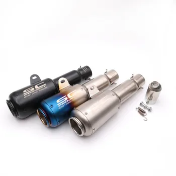 

Motorcycle 36-51mm Stainless Steel Exhaust Pipe For HONDA cbf 1000 cb 500f nc 750s dct vfr 1200f dct nc 700s cbf 1000f