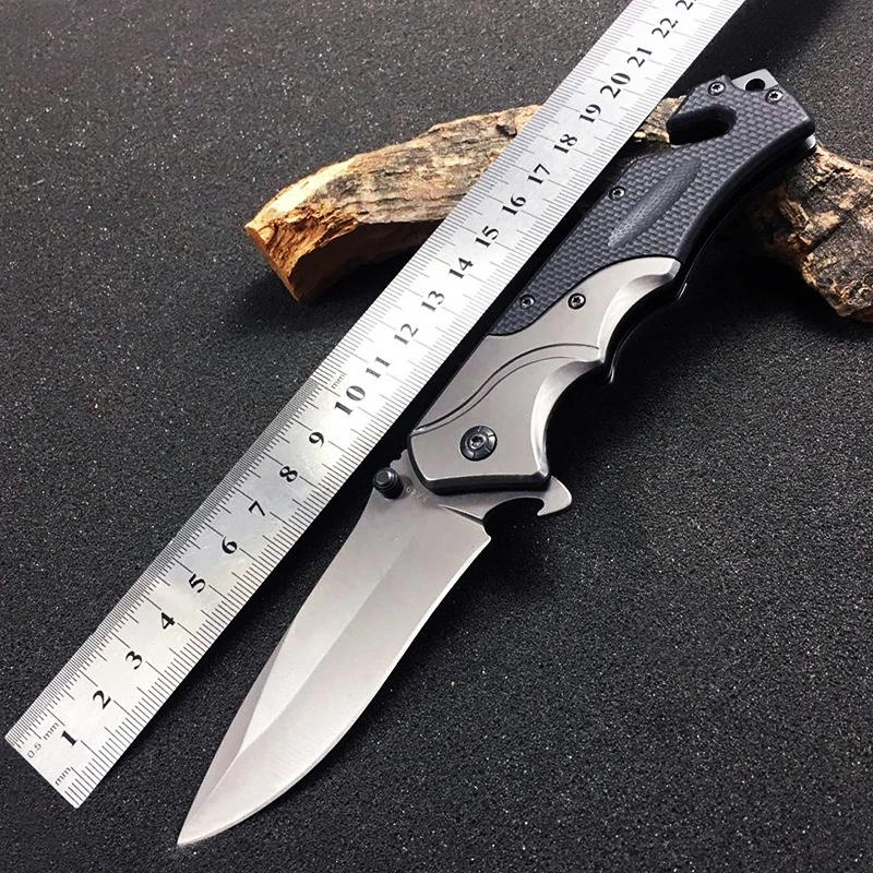 

Pocket Mini Folding Knife Outdoor Sharp Blade Handle Knife Military Tactical Knife Self-Defense EDC Survival Tools