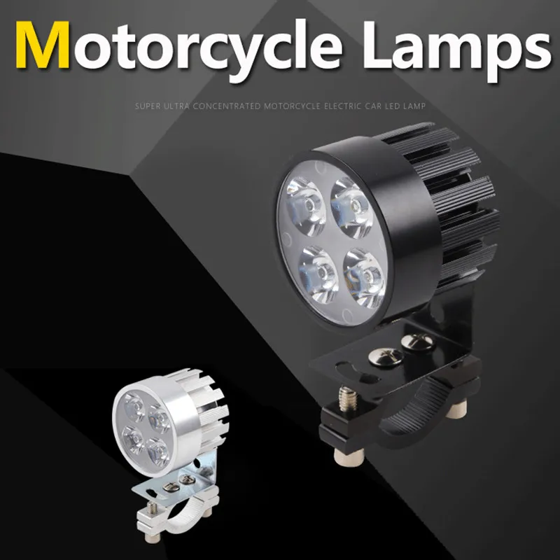 1 шт. мотоциклетные светодиодный головной светильник 12V-80V Мотоцикл фары