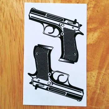 

Waterproof Temporary Tattoo Sticker on body sexy lace pistol gun tatto stickers flash tatoo fake tattoos for girl women