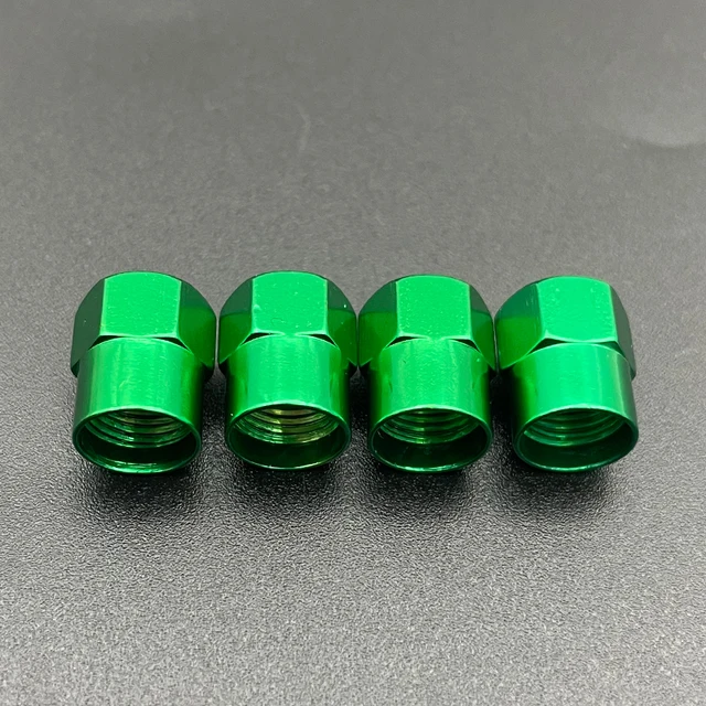 4pcs Metal Car Wheel Tire Valve Caps Stem case Car exterior For Lexus RX 300 IS 250 300 GX 400 460 UX 200 NX LX GS ES Auto Goods 4pcs Green