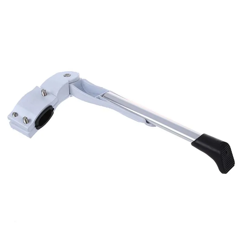 Регулируемая сторона велосипеда Kickstand Kick Stand Kit MTB дорожный горный велосипед Велоспорт-белый