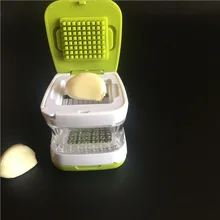 Чеснок Пресс измельчитель слайсер Ручной пресс er Мясорубка Дробилка Чеснок Пресс очень острые лезвия из нержавеющей стали встроенный пластиковый лоток