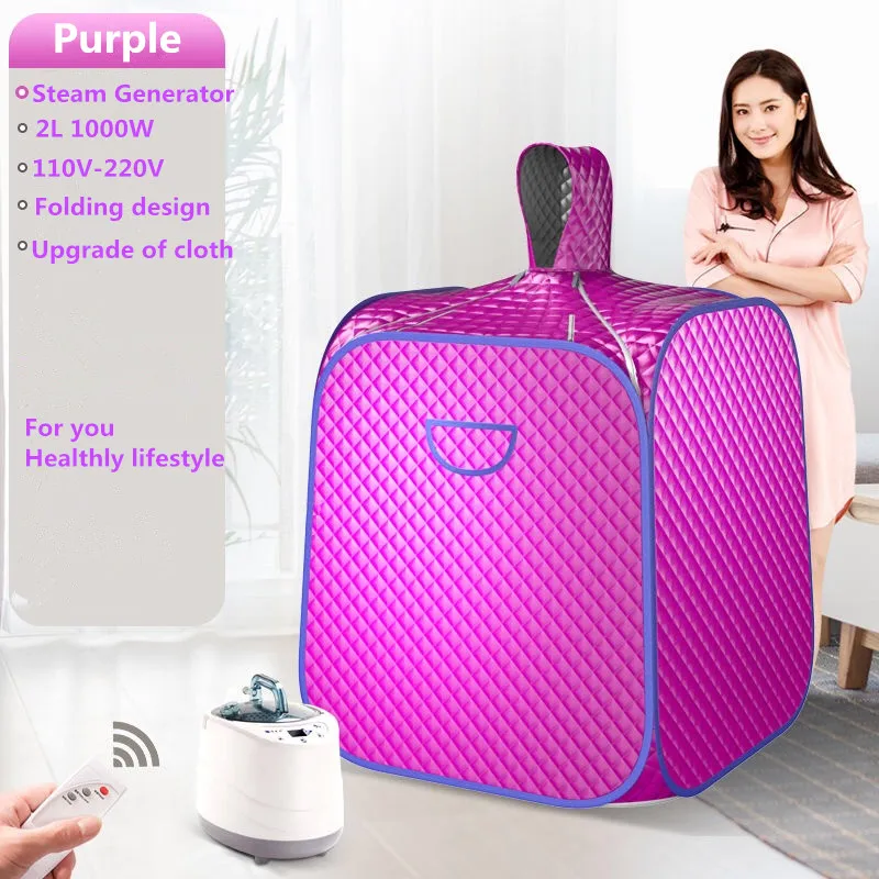 Sauna A Vapore Sauna Sauna Dimagrante Cabina Sauna Portatile Detox Macchina Riscaldatore Mini Generatore Di Vapore Spa Domestica Privata