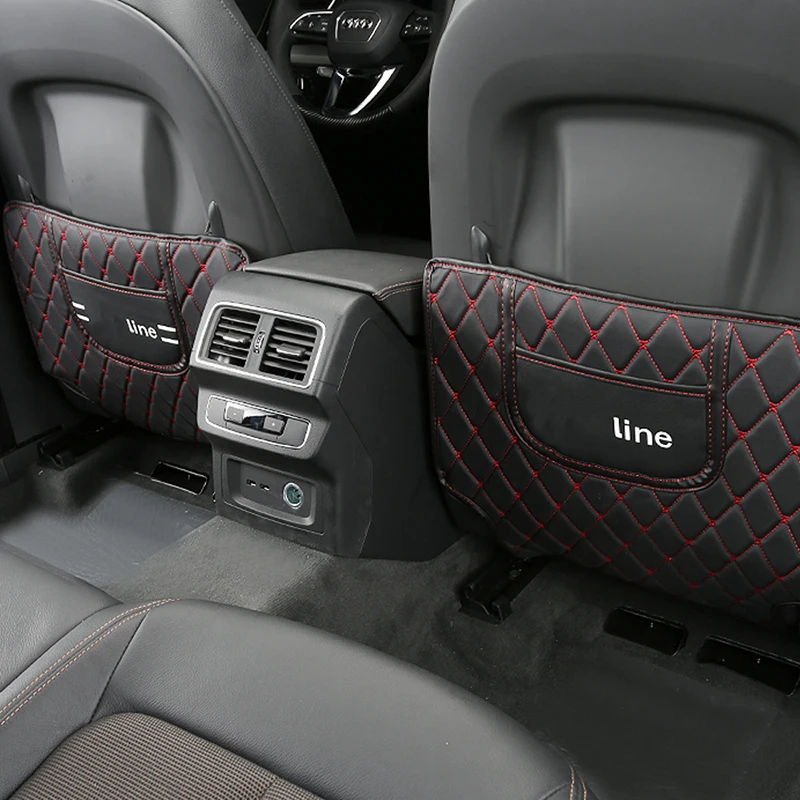 Для Audi Q5 FY Автомобильная подушка для сидения Черная защитная крышка кожаный коврик против ударов Подушка аксессуары для интерьера