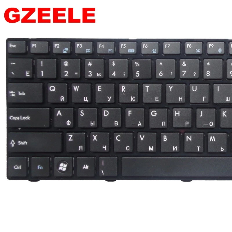 Русская клавиатура для MSI A6200 CR620 CX705 S6000 MS-1681 MS-1736 CX705 MS16GB MS16GA черный RU Клавиатура ноутбука черный