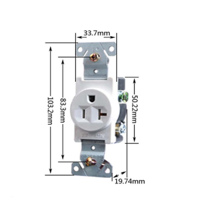 20A 125V американский Стандартный UL listed один розетки кондиционер розетка