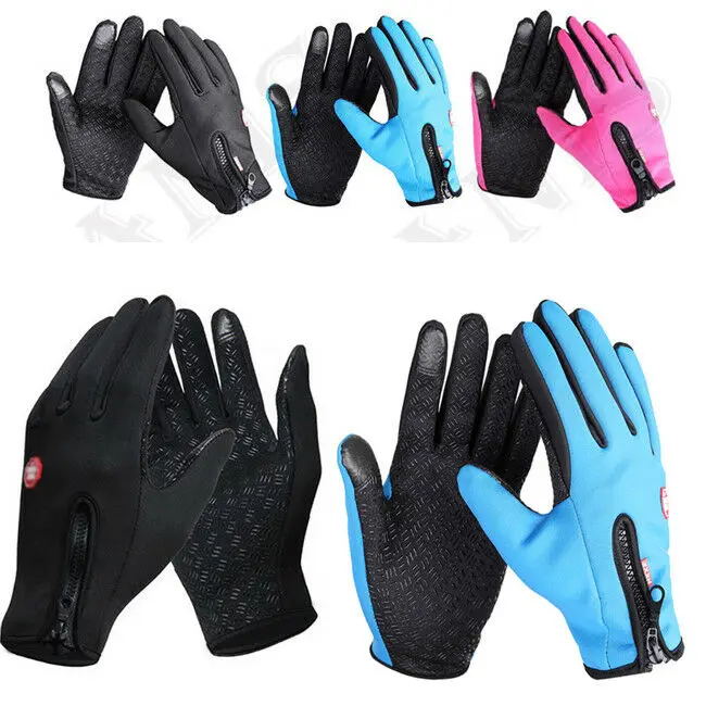 

New Men Women Touch Screen Windproof Waterproof Outdoor Sport Driving Gloves Motorcycle Car